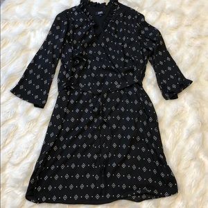 NWOT ABS Collection lined dress with tie waist